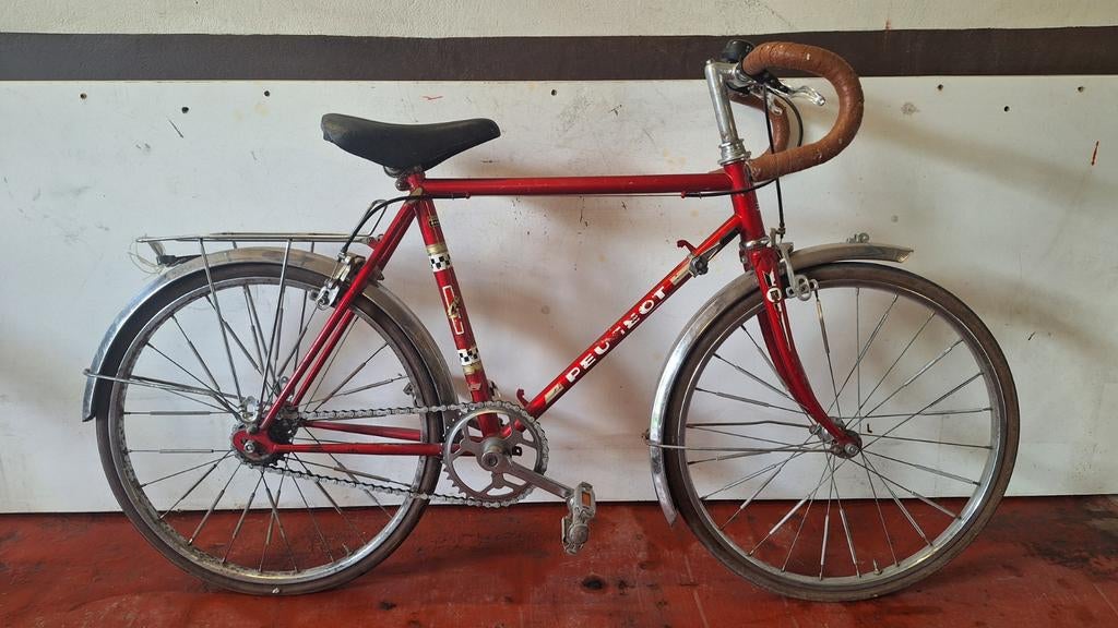 Peugot kinderfiets met koersstuur, Ophalen