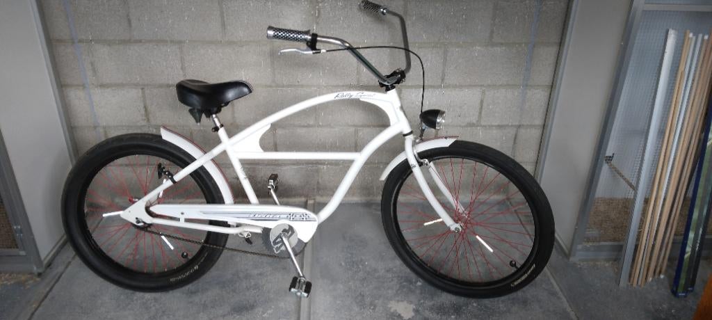 Electra beach cruiser herenfiets, 65 cm of meer, Ophalen, Zo goed als nieuw, Terugtraprem
