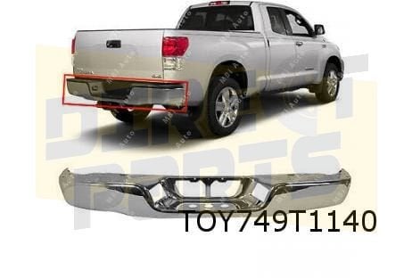 Toyota Tundra (1/07-) achterbumper Origineel! (chrome) (Bij, Auto-onderdelen, -, Verzenden, -, Nieuw