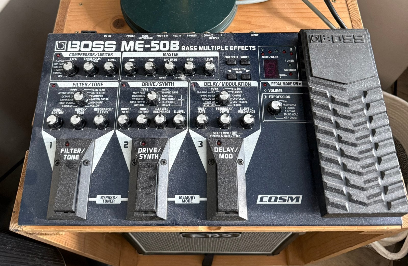 Boss Me50b, Muziek en Instrumenten, Versterkers | Bas en Gitaar, Ophalen of Verzenden, Gebruikt, Basgitaar
