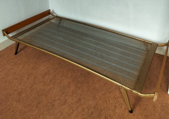 Sommier en métal robuste (Parfait étudiant / petit espace), Enlèvement, Une personne, Métal, 200 cm