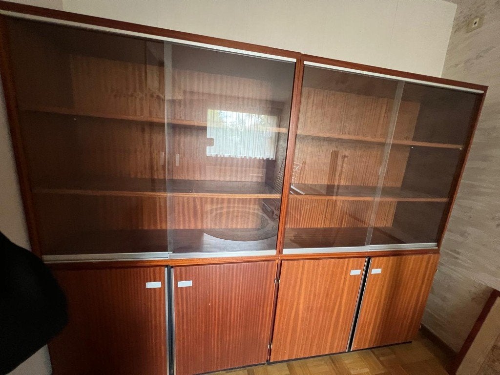 Bieden vanaf €400 - – Kortrijk - 3 Vintage vitrinekasten, Autres marques, Vintage, Enlèvement, Utilisé