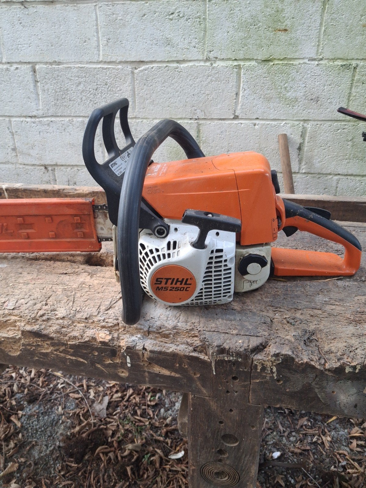 tronçonneuse  stihl  ms250, Jardin & Terrasse, Enlèvement, Utilisé, Autres types, Stihl