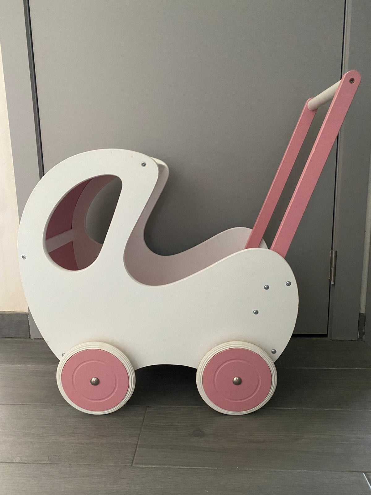 Houten poppenwagen, Ophalen, Gebruikt, Duw- of Trekspeelgoed
