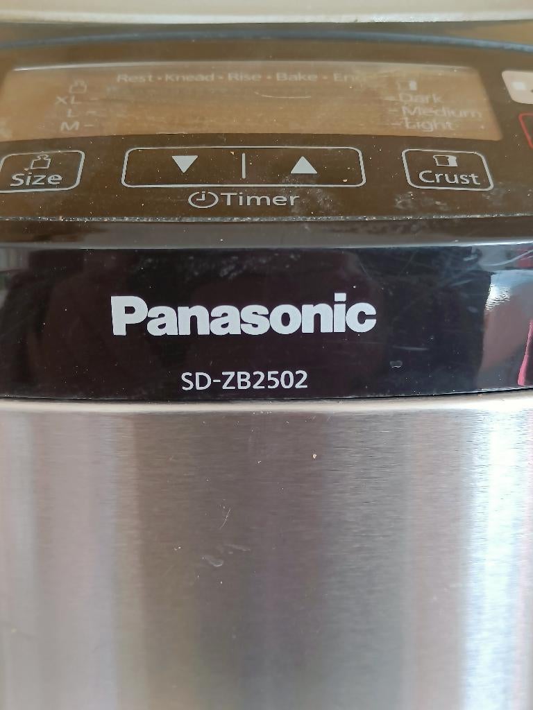 panasonic broodmachine, Electroménager, Machines à pain, Plus de 10 programmes, 800 à 1200 grammes de pâte, Enlèvement, Utilisé