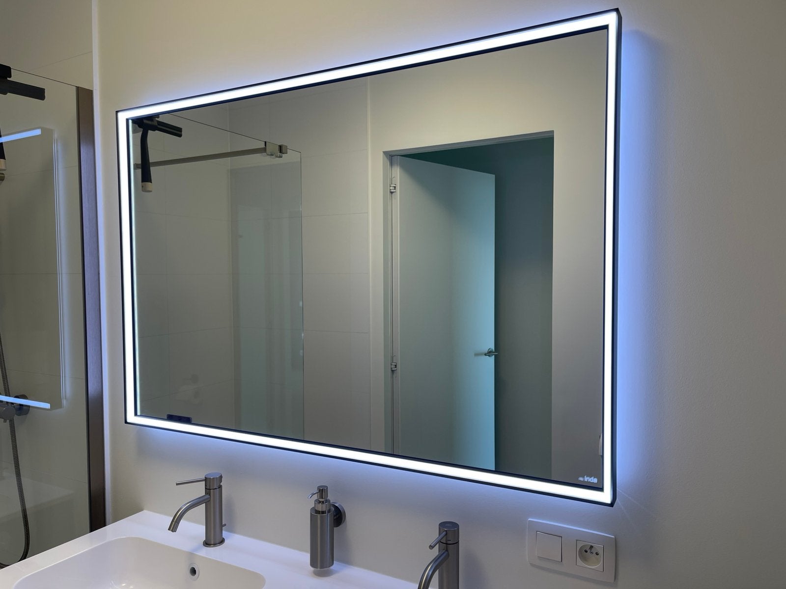 miroir de salle de bain, Moins de 100 cm, Comme neuf, 100 à 150 cm, Enlèvement