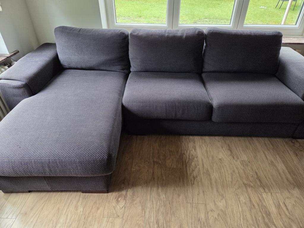 Zetel Henders & Hazel - 2zit met longchair + 1zit, Huis en Inrichting, Ophalen