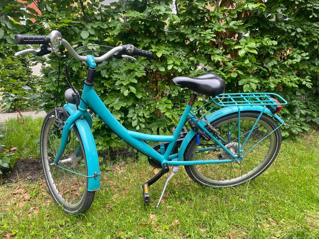 Blauwe Kinderfiets 6-8 jaar, Ophalen, Zo goed als nieuw