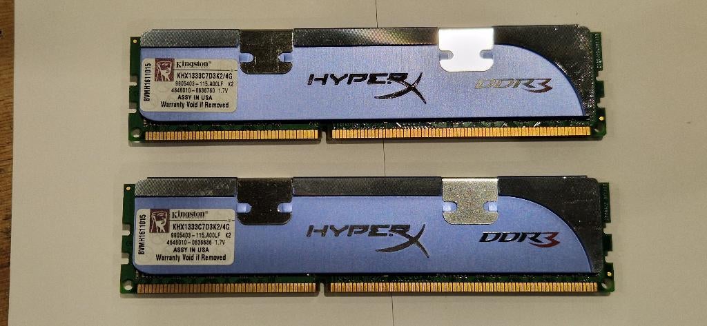Kingston DDR3 SDRAM 4GB, Gebruikt, DDR3, Ophalen of Verzenden, Desktop