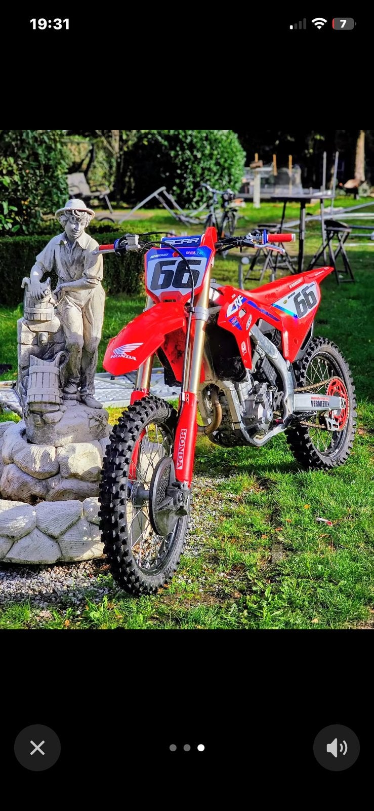 Honda crf 250r, Ophalen of Verzenden, Zo goed als nieuw, Honda