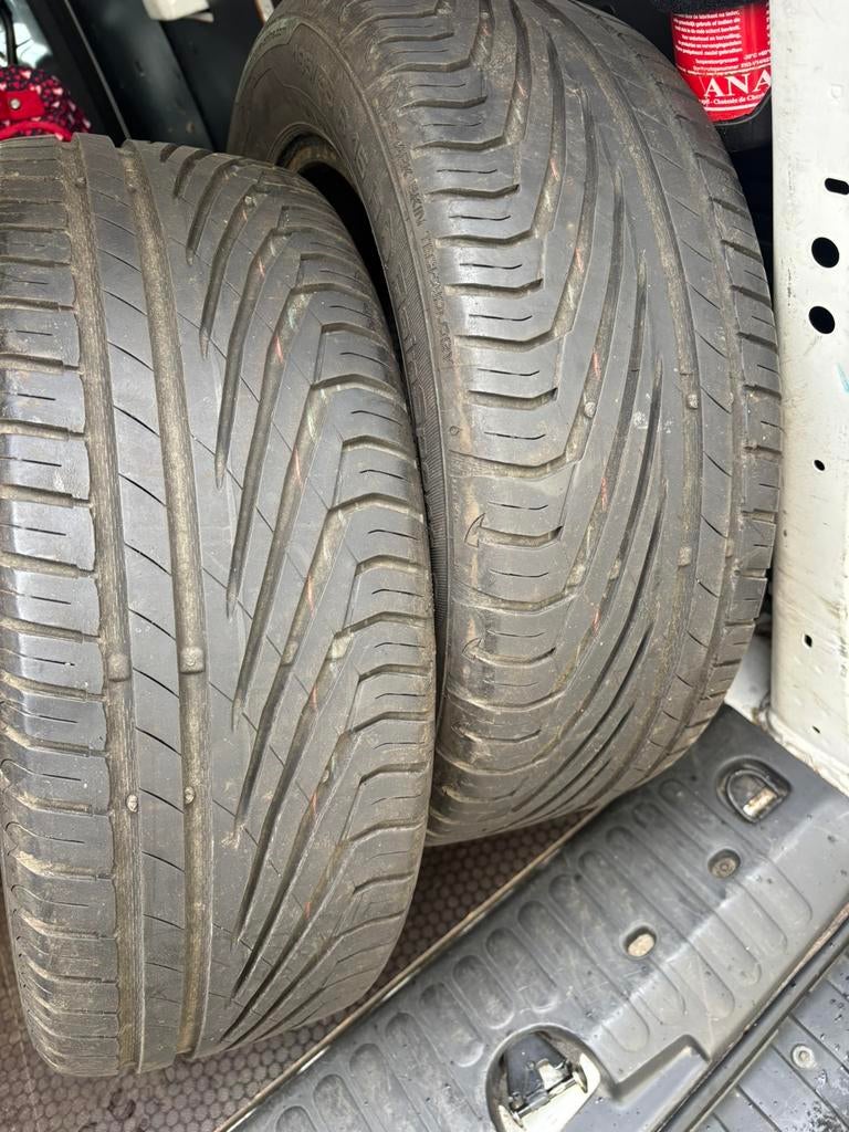 4 pneus 195/55/15, Ophalen, Gebruikt, 15 inch, Band(en)