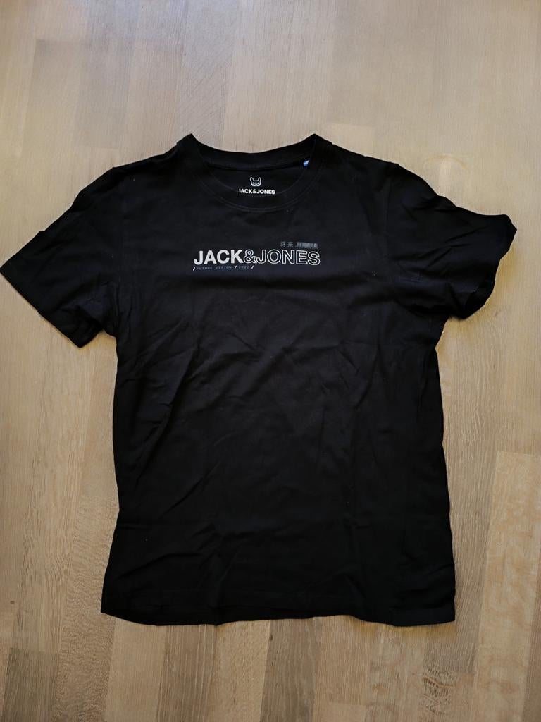 T-shirt Jack&Jones heren 176, Kleding | Heren, T-shirts, Ophalen of Verzenden, Zwart, Jack&Jones