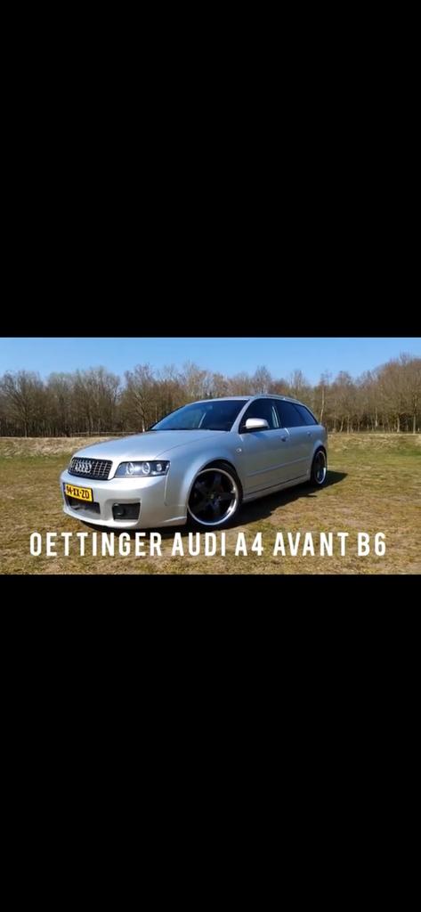 Audi A4 B6 2.0L/Oetinger/1van10/Uniek!, Autos, Cuir, Argent ou Gris, Achat, A4