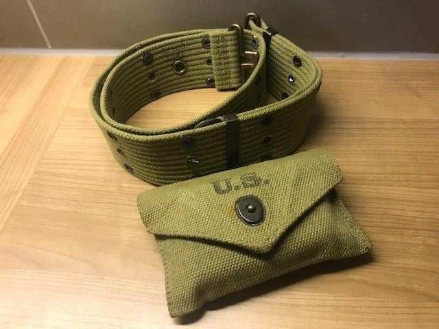 US koppel, Verzamelen, Militaria | Tweede Wereldoorlog, Landmacht, Overige typen, Ophalen of Verzenden