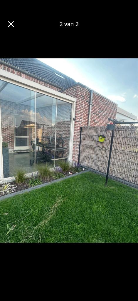 veranda glazen, Tuin en Terras, Overkappingen, Ophalen, Zo goed als nieuw, Veranda