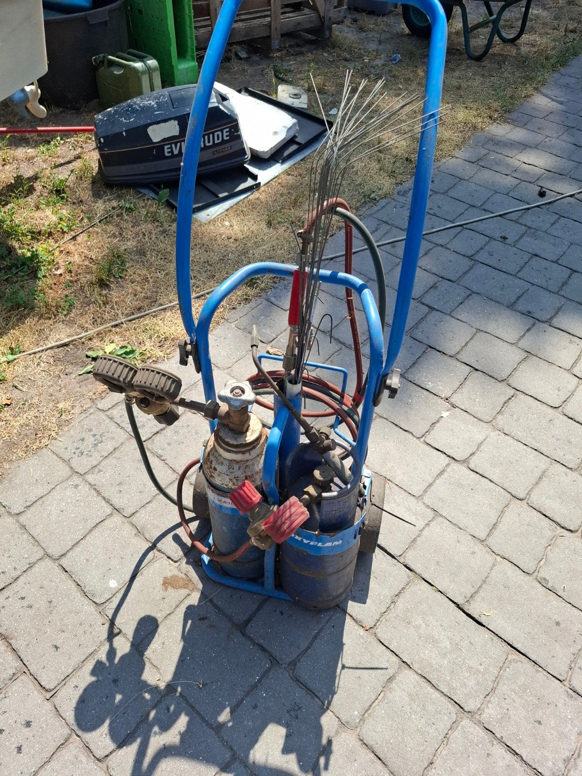 snij brander, Ophalen