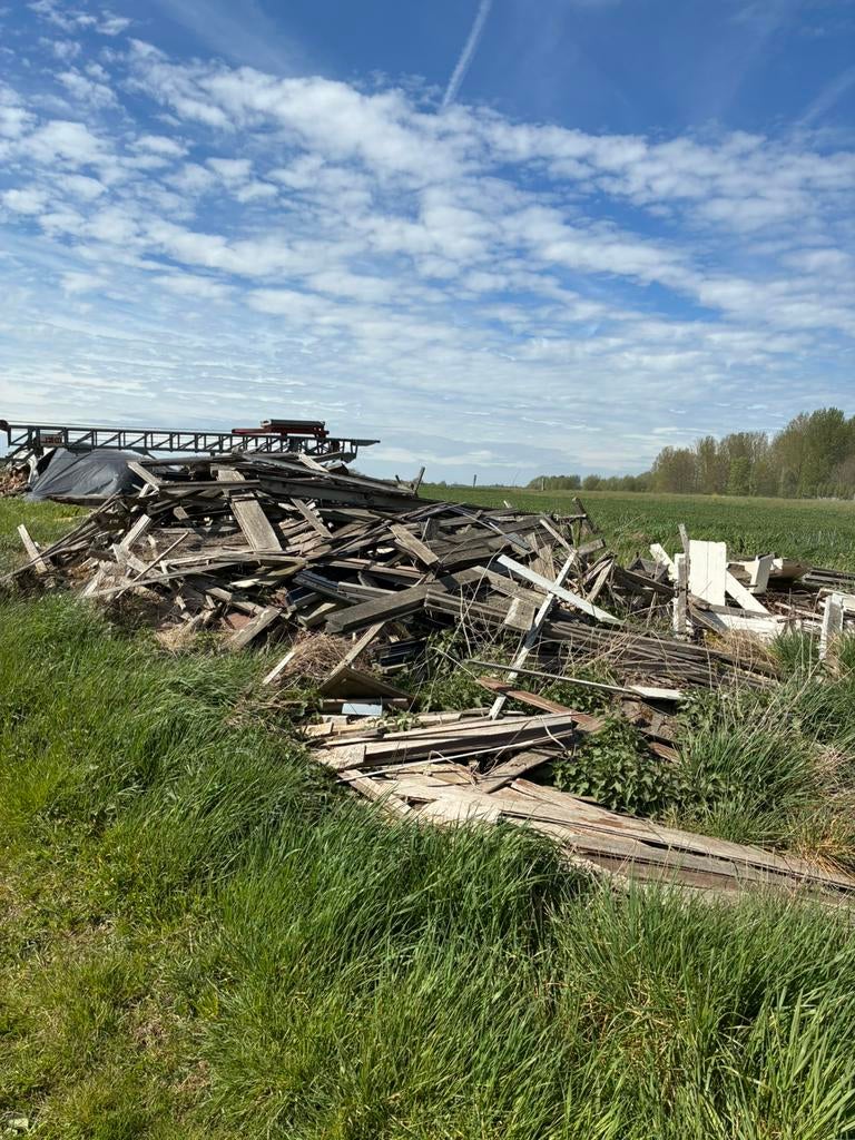 Gratis hout, Tuin en Terras, Brandhout, Ophalen