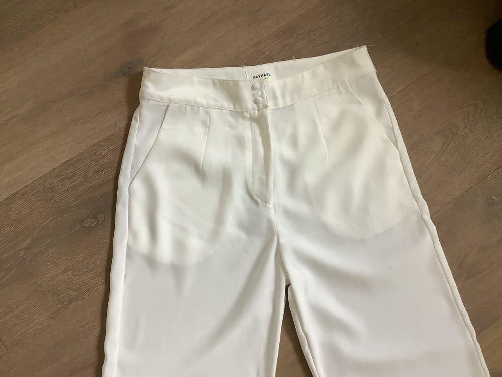 NIEUWE fijne witte broek NATHAEL- 38, Kleding | Dames, Ophalen of Verzenden, Nieuw