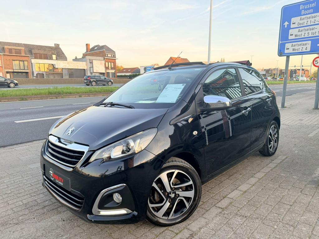 Peugeot 108 Open Air *ROLAND GARROS* 2015 1.2i Navi Camera, Stof, Euro 6, Cabriolet, 1198 cc