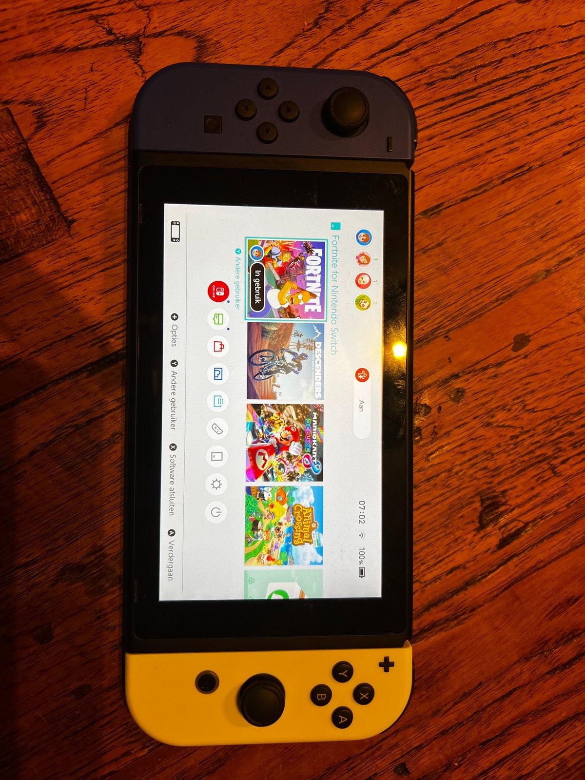 Nintendo Switch V1 + dock + Joy-Cons + opberghoes, Enlèvement ou Envoi, Utilisé
