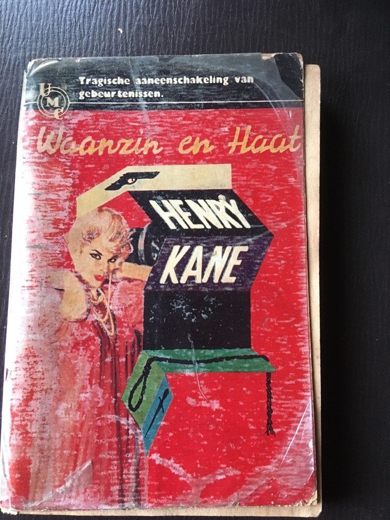 Henry Kane - Waanzin en haat, Boeken, Romans, Amerika, Ophalen of Verzenden
