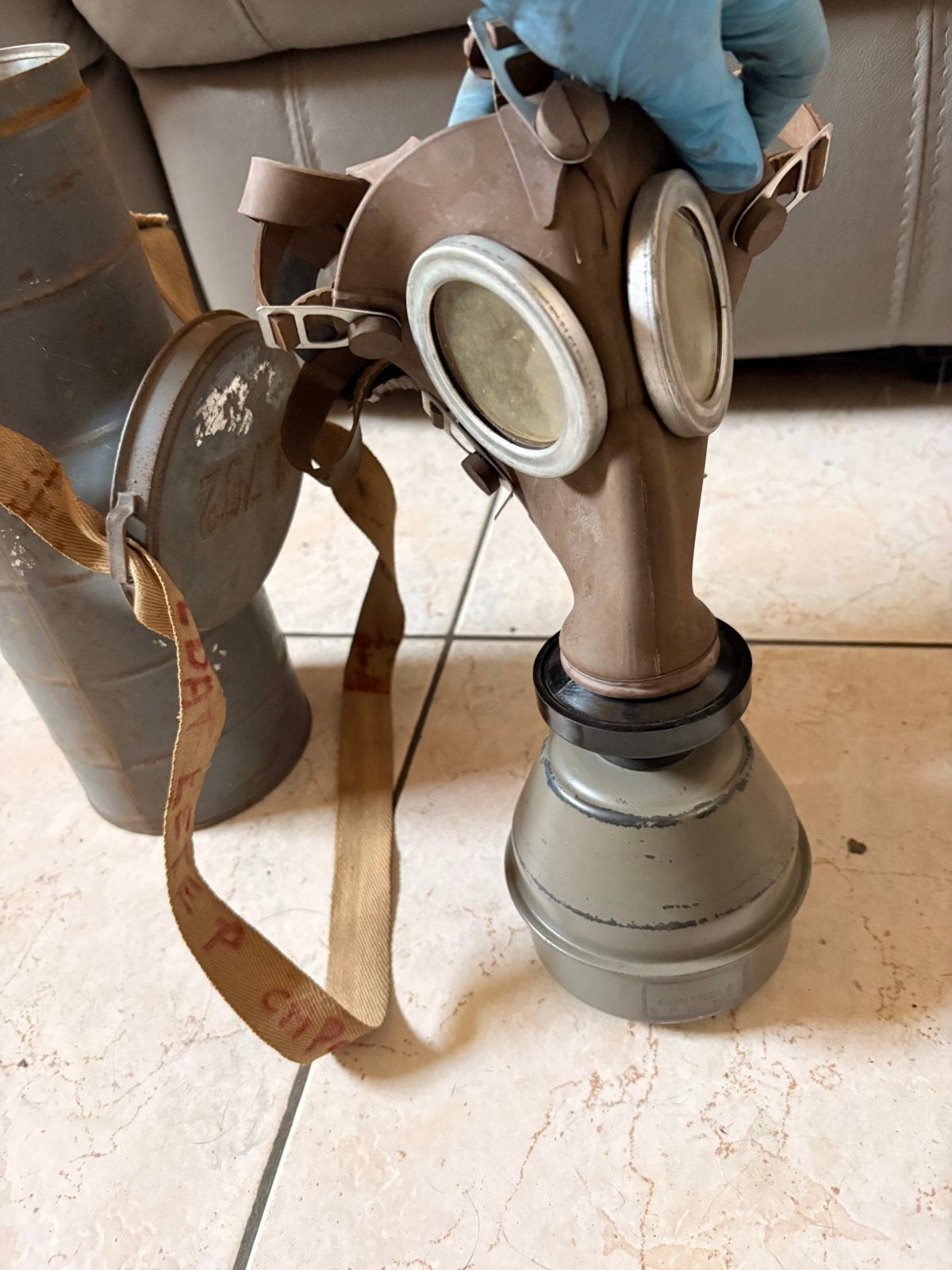 Masque a gaz 38-40, Ophalen, Zo goed als nieuw