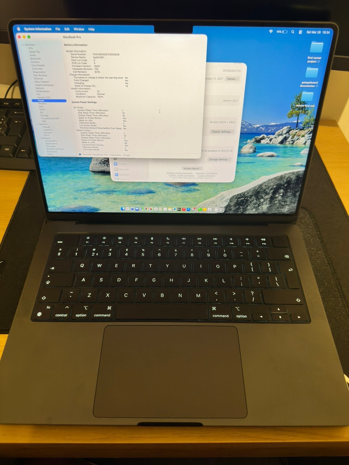 Macbook M4 Pro, Enlèvement, Comme neuf, SSD
