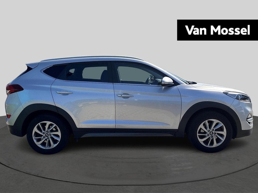 Hyundai Tucson 1.6 T-GDi 4x4 DCT, Auto's, Hyundai, Automaat, Stof, Gebruikt, Euro 6