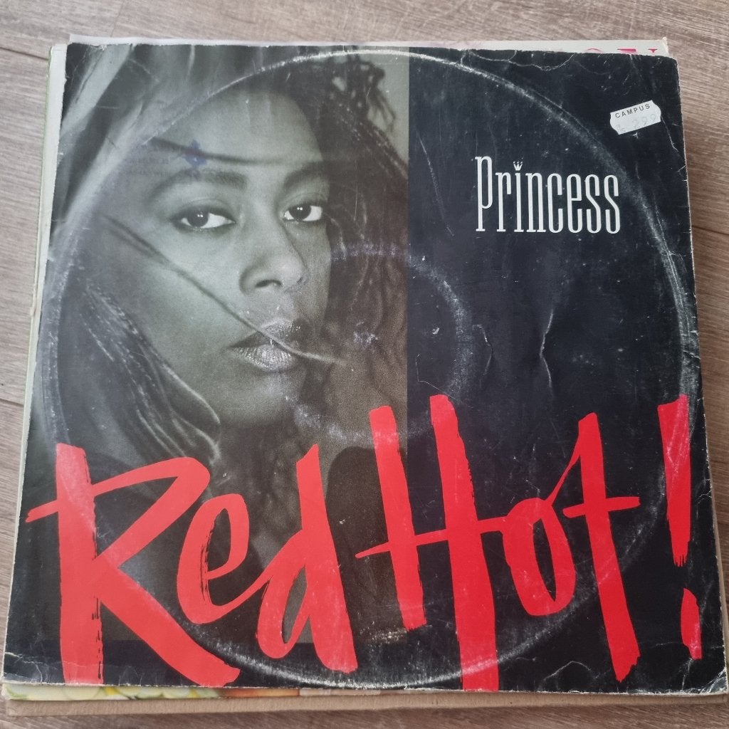 12" Princess – Red Hot, Cd's en Dvd's, Vinyl Singles, Ophalen of Verzenden, Gebruikt, 12 inch