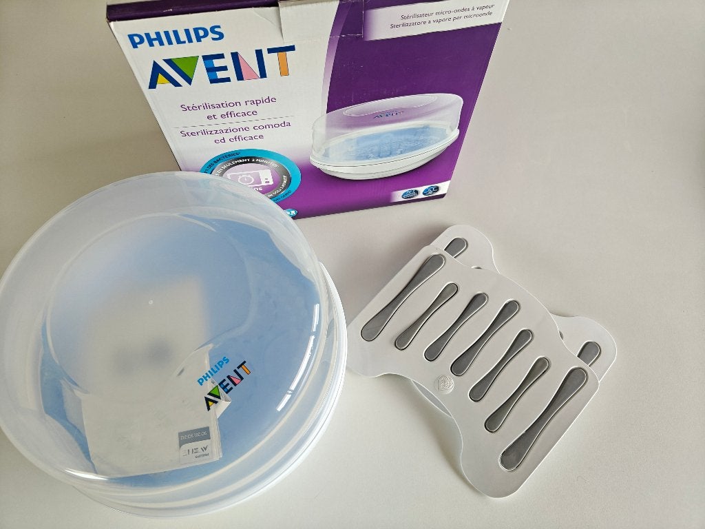 Philips Avent - sterilisator voor magnetron, Kinderen en Baby's, Babyvoeding en Toebehoren, Ophalen, Zo goed als nieuw, Sterilisator