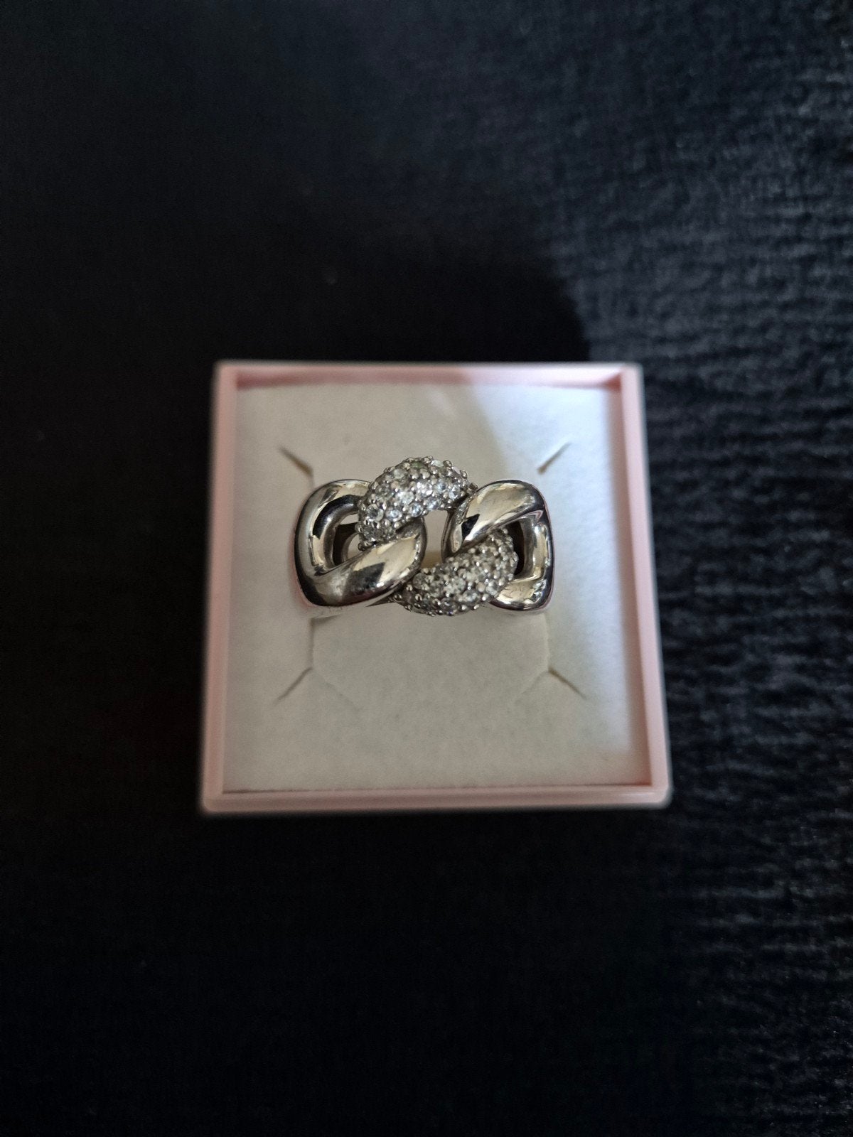 Zilveren ring van Ti Sento maat 56, Handtassen en Accessoires, Ringen, Gebruikt, Ophalen of Verzenden, Dame, Zilver