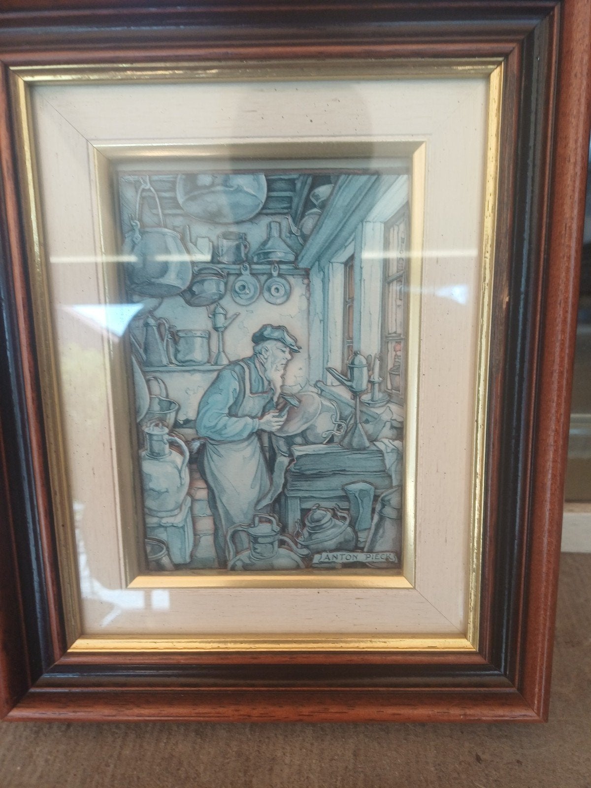 3D schilderwerk van Anton Pieck, Antiek en Kunst, Ophalen