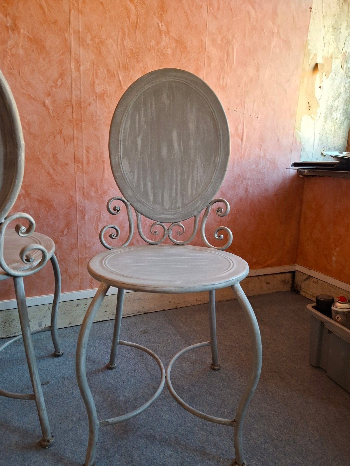 Deux Chaises en Acier, Jardin & Terrasse, Enlèvement