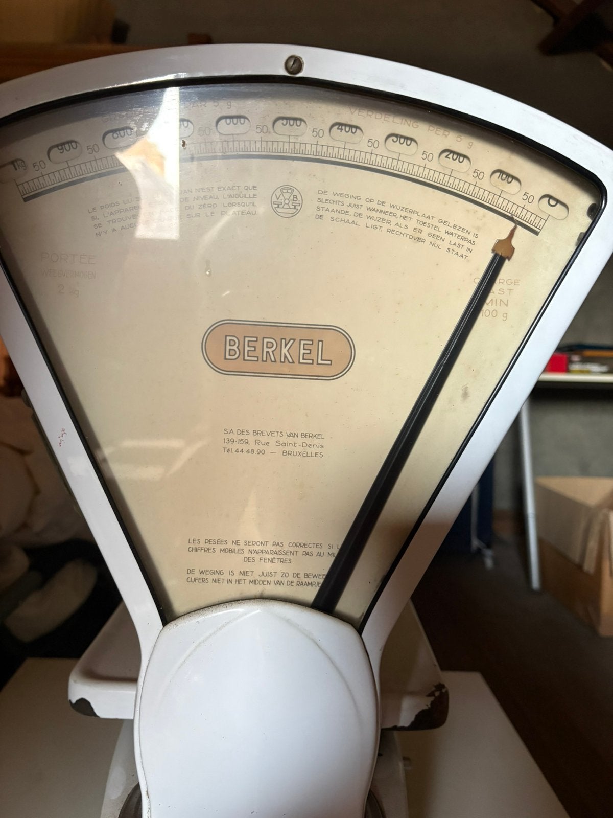 Vintage berkel 2 kg, Elektronische apparatuur, Ophalen, Keukenweegschaal, Analoog, Gebruikt