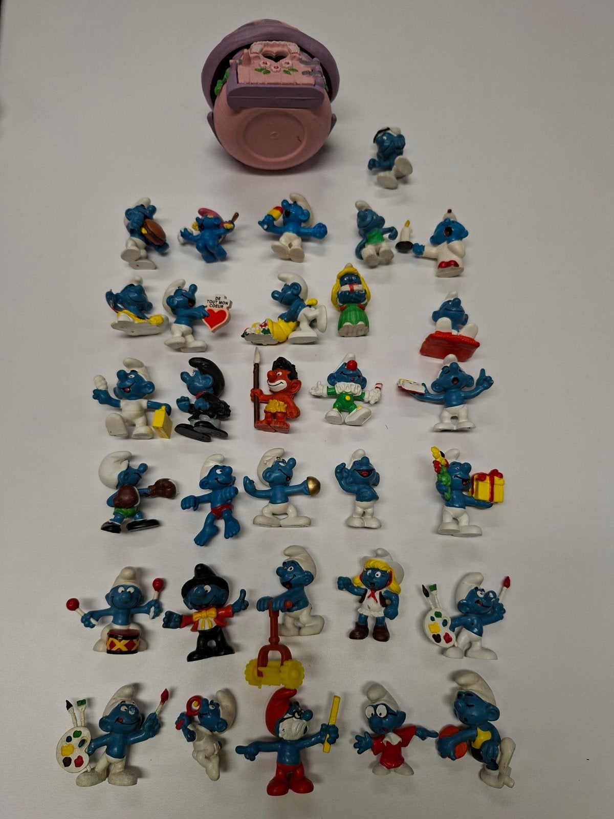 31 figurines schtroumpf Peyo Schleich, Enlèvement ou Envoi, Figurine