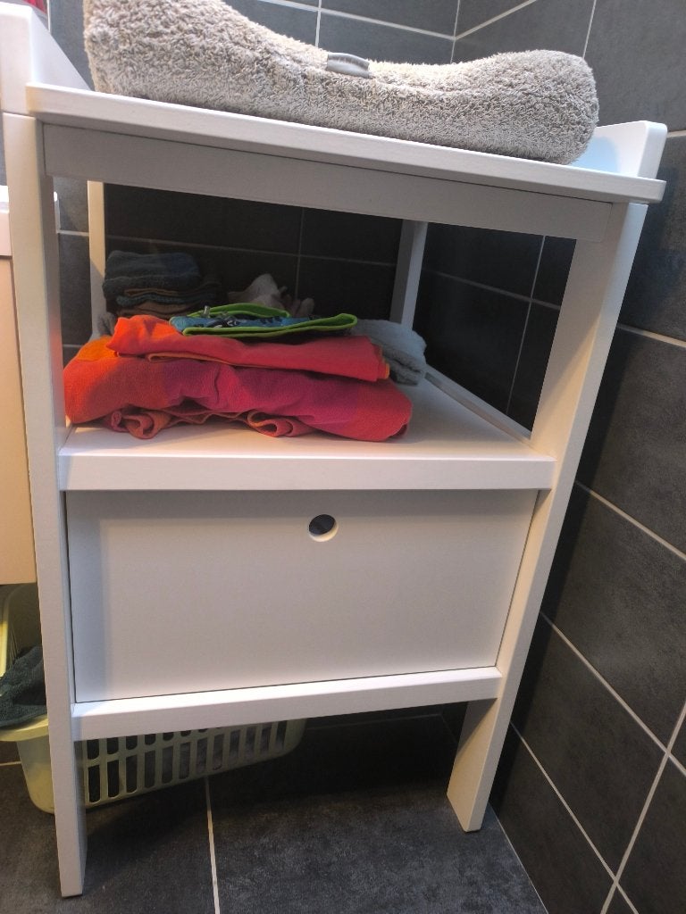 table à langer, 90 à 105 cm, Espace pour les pieds, Comme neuf, Enlèvement