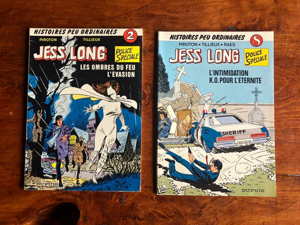 2 BD Jess Long brochés T2 et T8, Boeken, Stripverhalen, Meerdere stripboeken, Ophalen of Verzenden, Gelezen