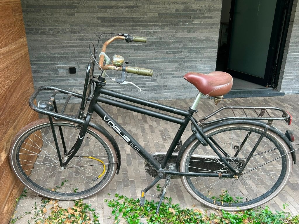 Herenfiets, Fietsen en Brommers, Gebruikt, Versnellingen, Schijfrem, Ophalen
