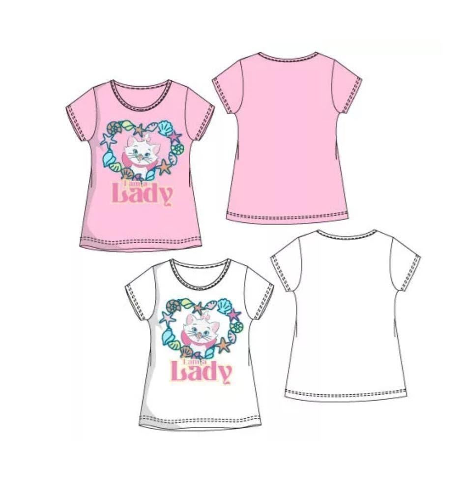 Marie Cat T-shirt - Disney - 98 - 104 - 110 - 116 -  Katoen, Disney, Meisje, Nieuw, Ophalen of Verzenden
