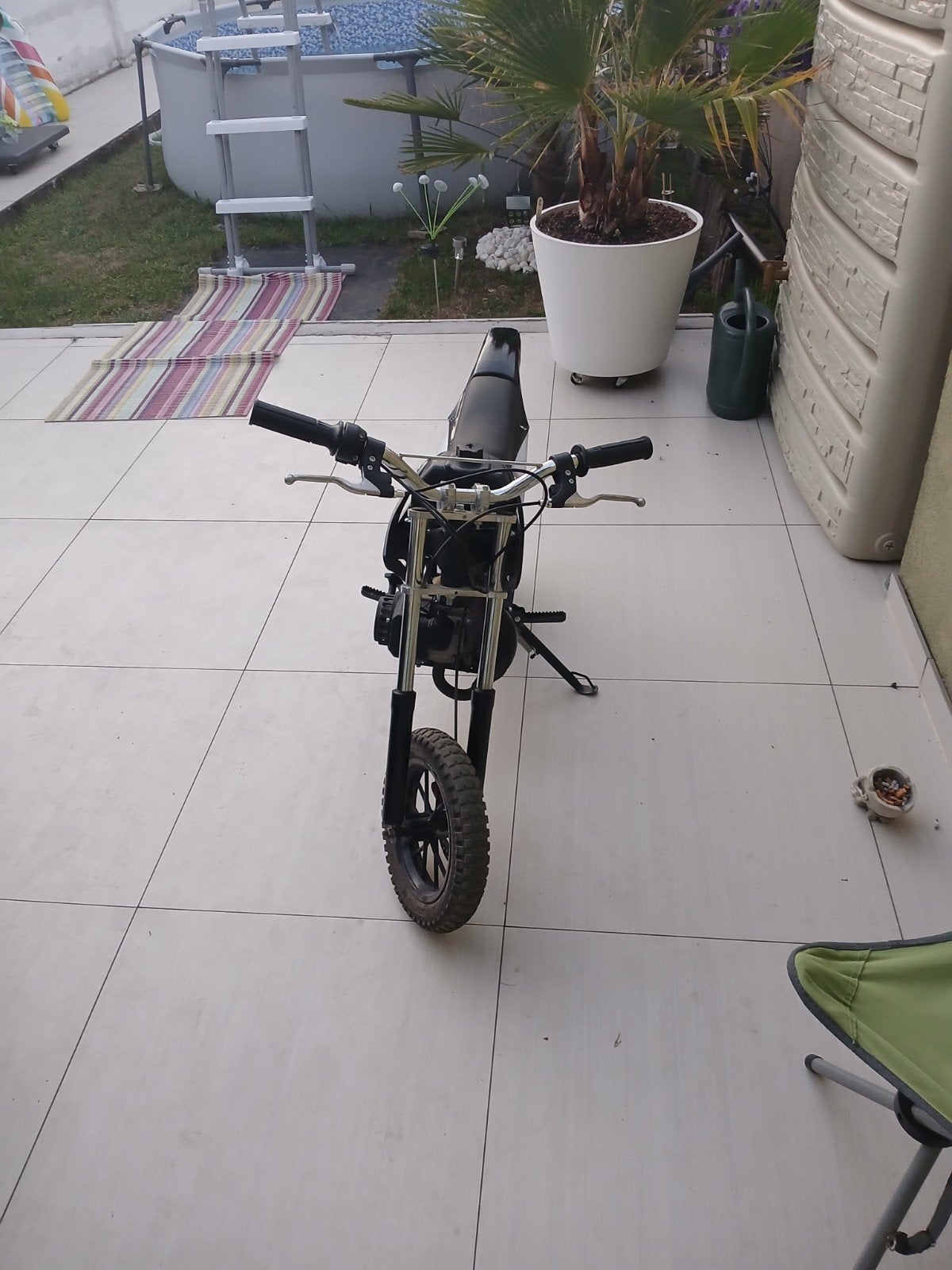 Pit bike, Ophalen