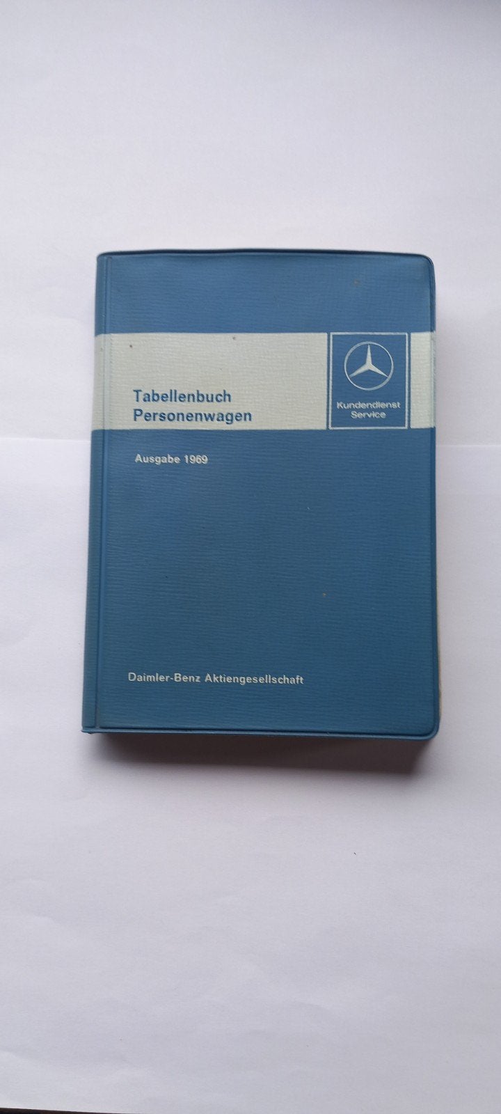 carnet de table mercedes 1969, Enlèvement, Comme neuf