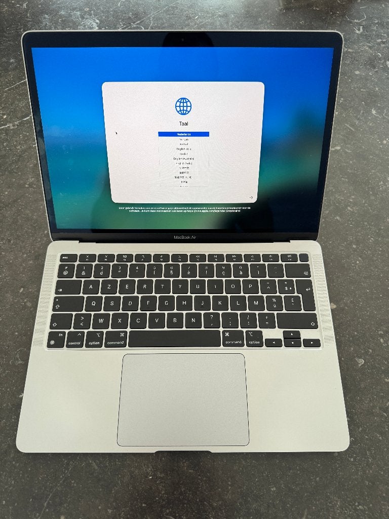 MacBook Air M1 - 8GB/256GB, Informatique & Logiciels, 13 pouces, Comme neuf, Azerty, Enlèvement
