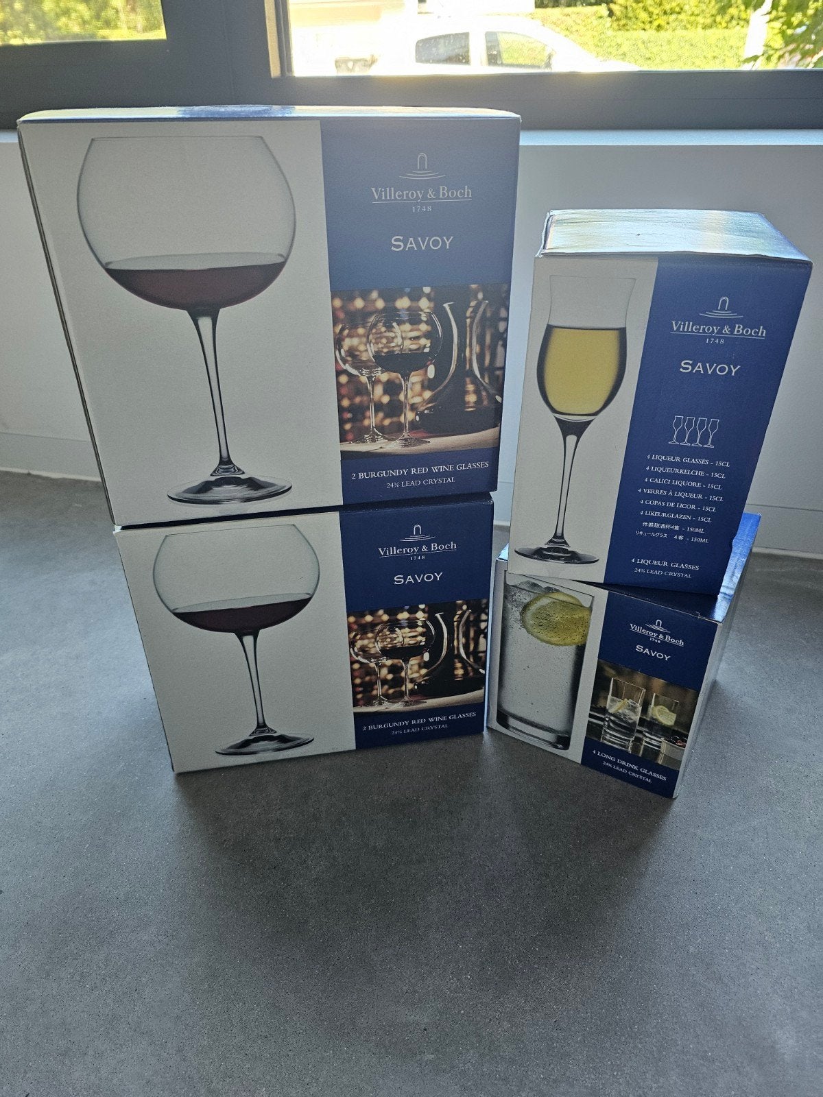 Villeroy Boch Savoy glazen set, Ophalen, Zo goed als nieuw