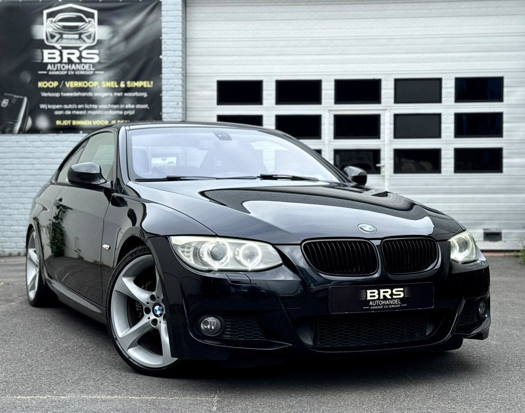 BMW E92 325i 6 Cilinder M-Sport Pack 2011/05 131.000KM 218Pk, Autos, Euro 5, Achat, Entreprise, Noir