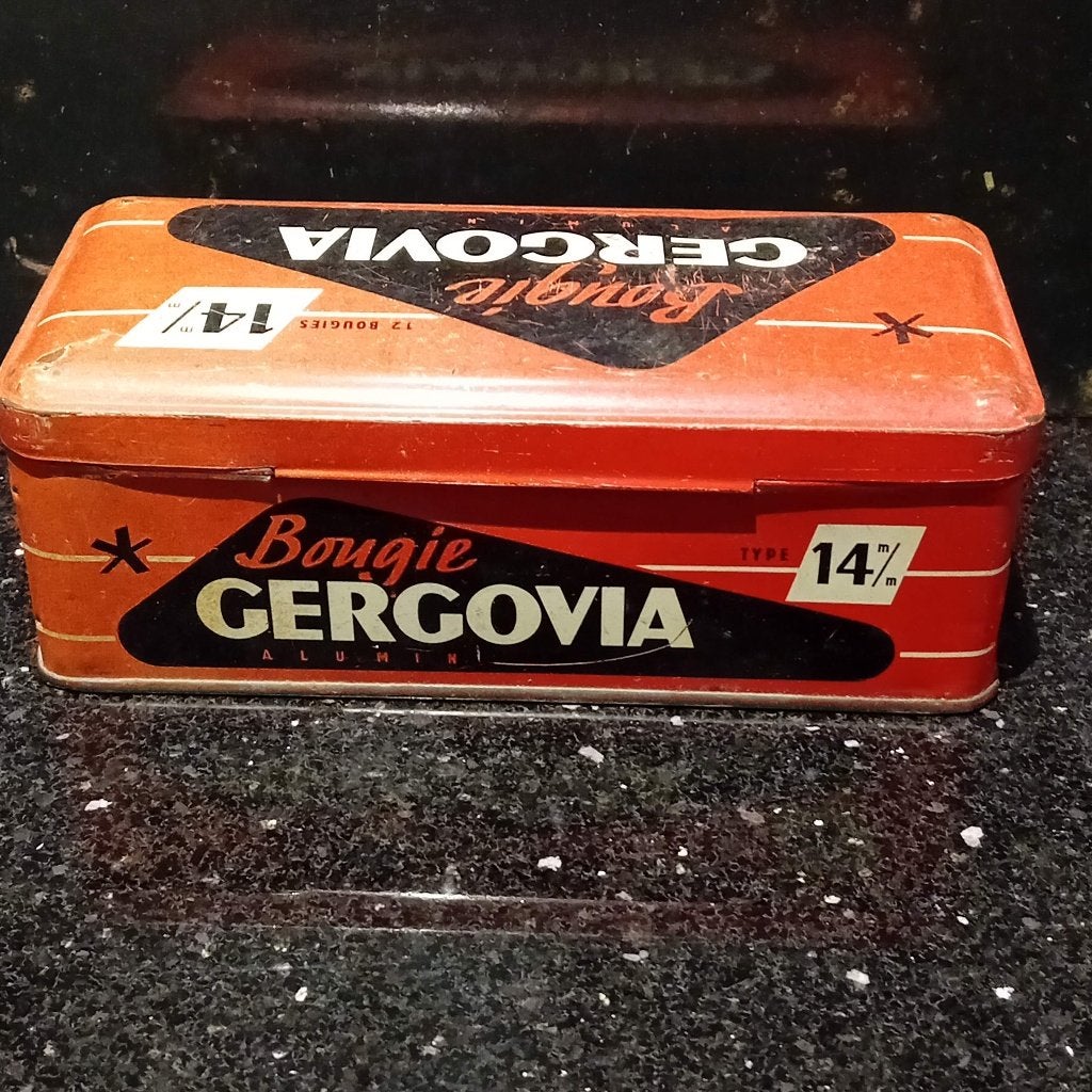 Vintage blik bougies Gergovia, Verzamelen, Ophalen of Verzenden, Zo goed als nieuw