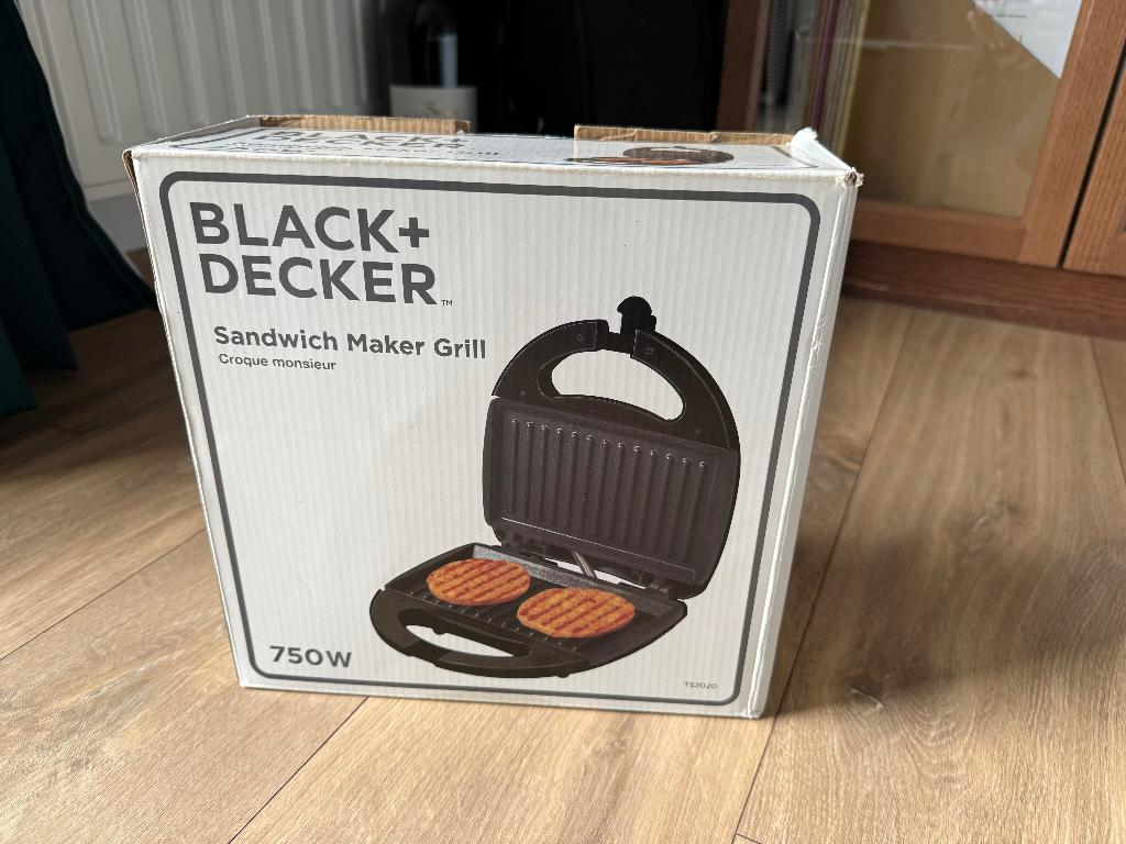 Black+Decker sandwich maker en grill, Ophalen, Gebruikt