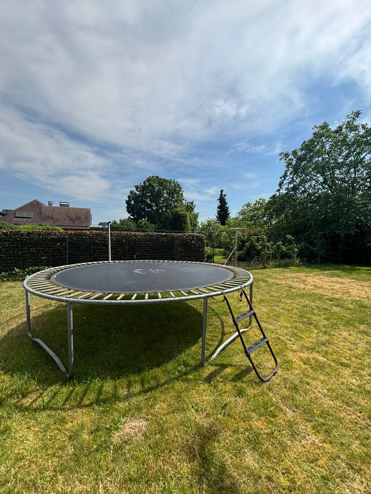 Trampoline te koop, Kinderen en Baby's, Speelgoed | Buiten | Trampolines, Ophalen, Gebruikt