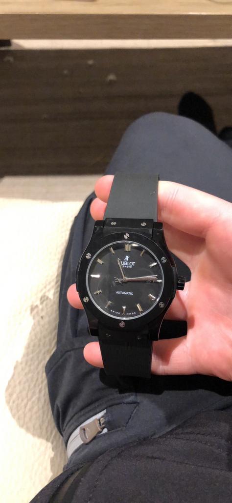 Hublot geneve classic fusion black magic, Ophalen, Zo goed als nieuw