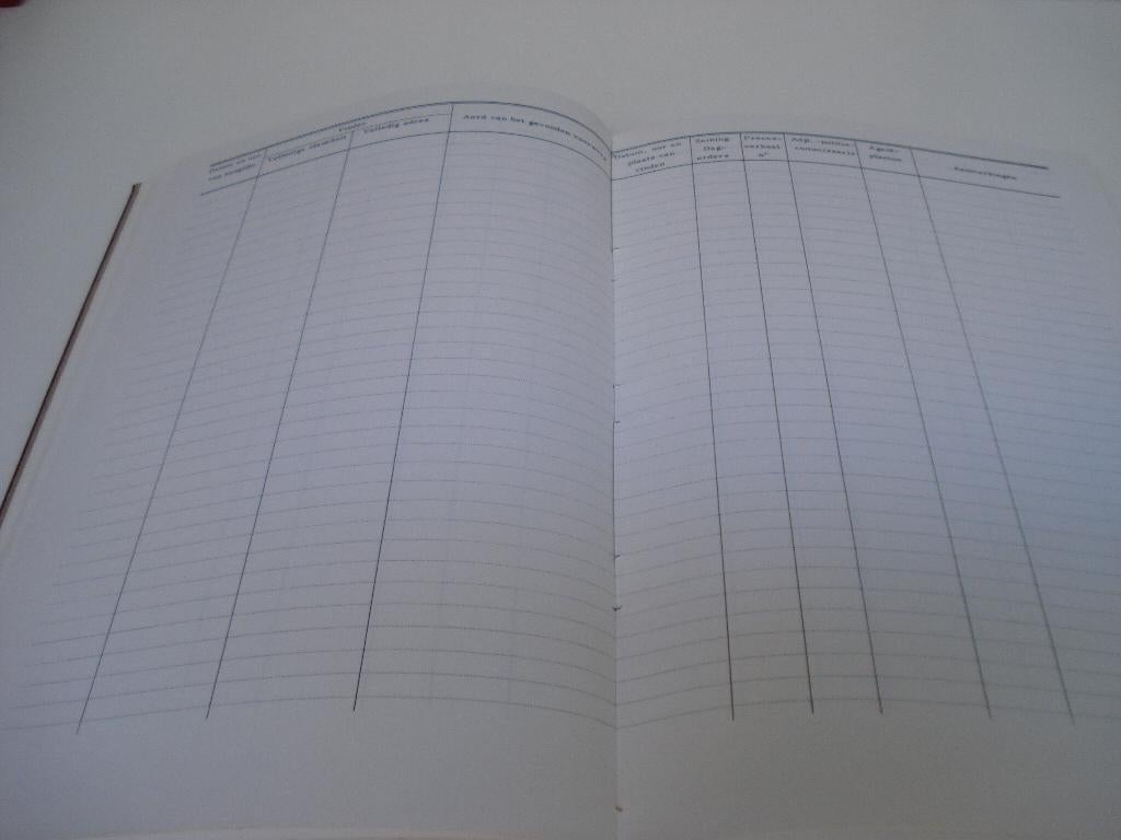 Boek Politieregister, Boeken, Oorlog en Militair, Ophalen