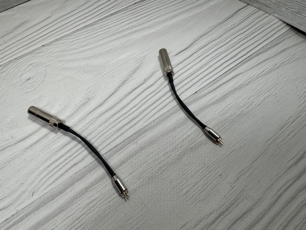 Adapter 3.5 naar 0.78 Black Dragon kabel, TV, Hi-fi & Vidéo, Enlèvement, Neuf, Moins de 2 mètres, Autres câbles